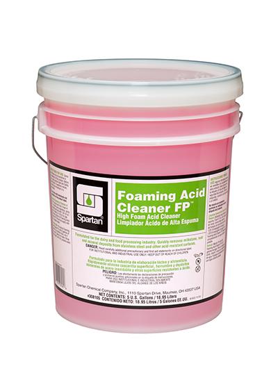 Foaming Acid Cleaner FP® Fragrance Free Food Processing Detergent Cleaner 5 GAL Acidic 1/Pail