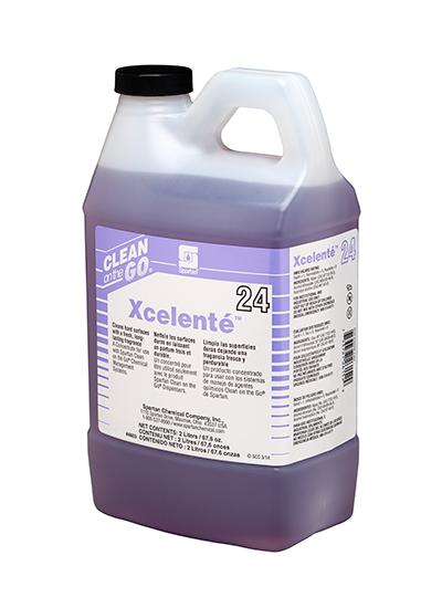 Xcelenté® 24 Lavender All Purpose Cleaner 2 L Hard Surface Neutral Concentrate 4/Case