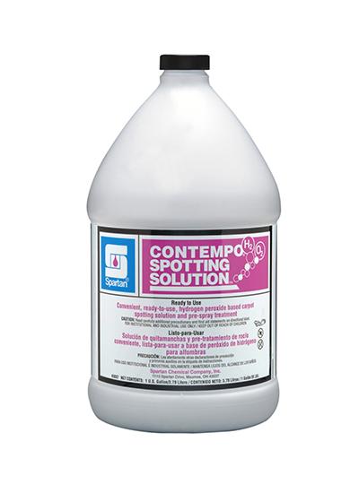 Contempo® H2O2 Spotting Solution Fresh Crystal Water Carpet Spotter 1 GAL Mild Acid Liquid RTU Peroxide 4/Case