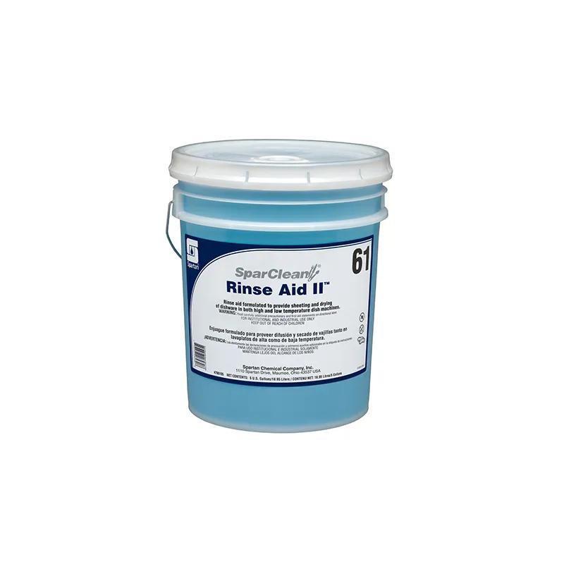 SparClean® Rinse Aid II 61 Mild Scent 5 GAL Acidic All Temperature 1/Pail