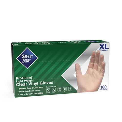 General Purpose Gloves XL Clear 3MIL Economy Vinyl Disposable Powder-Free 1000/Case