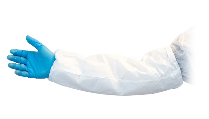 Sleeve Protector White Microporous PP With Elastic 200/Case