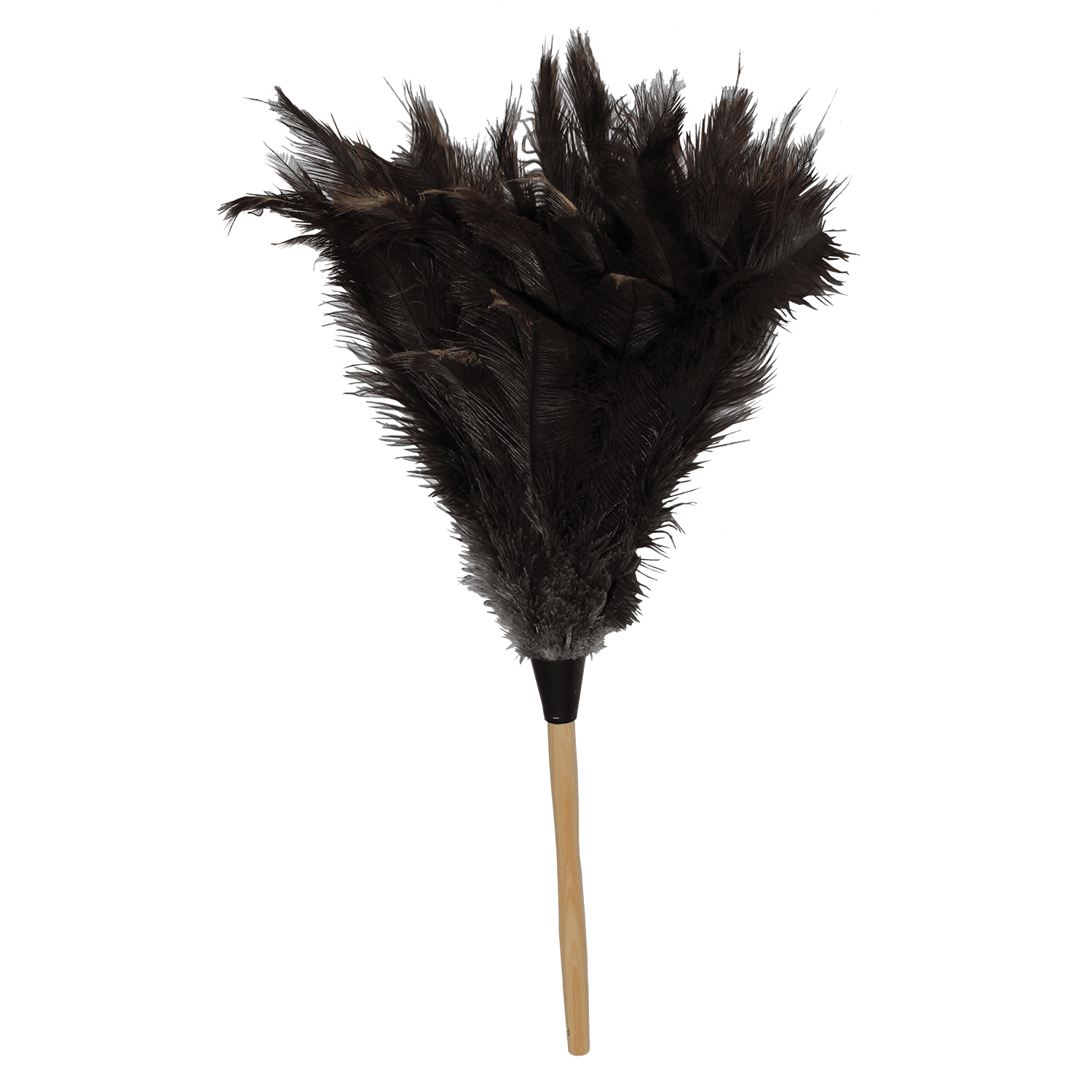 Feather Duster 23 IN Ostrich Wood Natural 1/Each