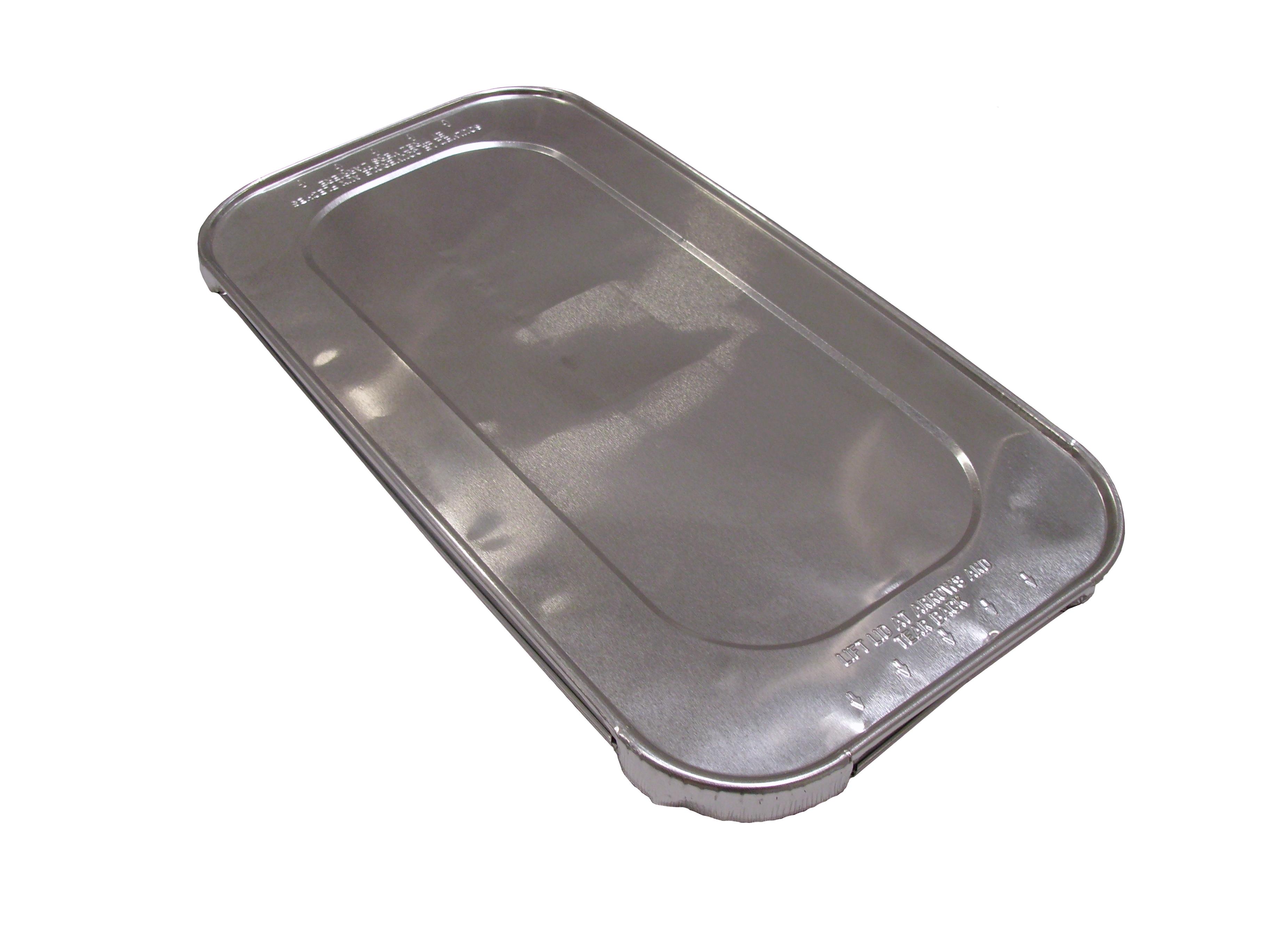 Lid 1/3 Size Foil For Steam Table Pan 100/Case