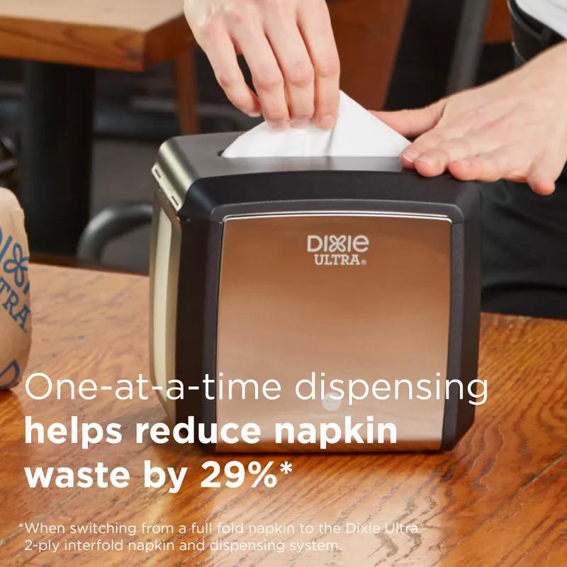 Dixie® Ultra Napkin Dispenser Black Interfold 1/Each