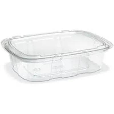 Crystal Seal® Deli Container Base 20 OZ Plastic Clear Tamper-Evident Tamper-Resistant 164/Case