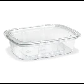Crystal Seal® Deli Container Base 20 OZ PET Clear Tamper-Evident Tamper-Resistant 164/Case