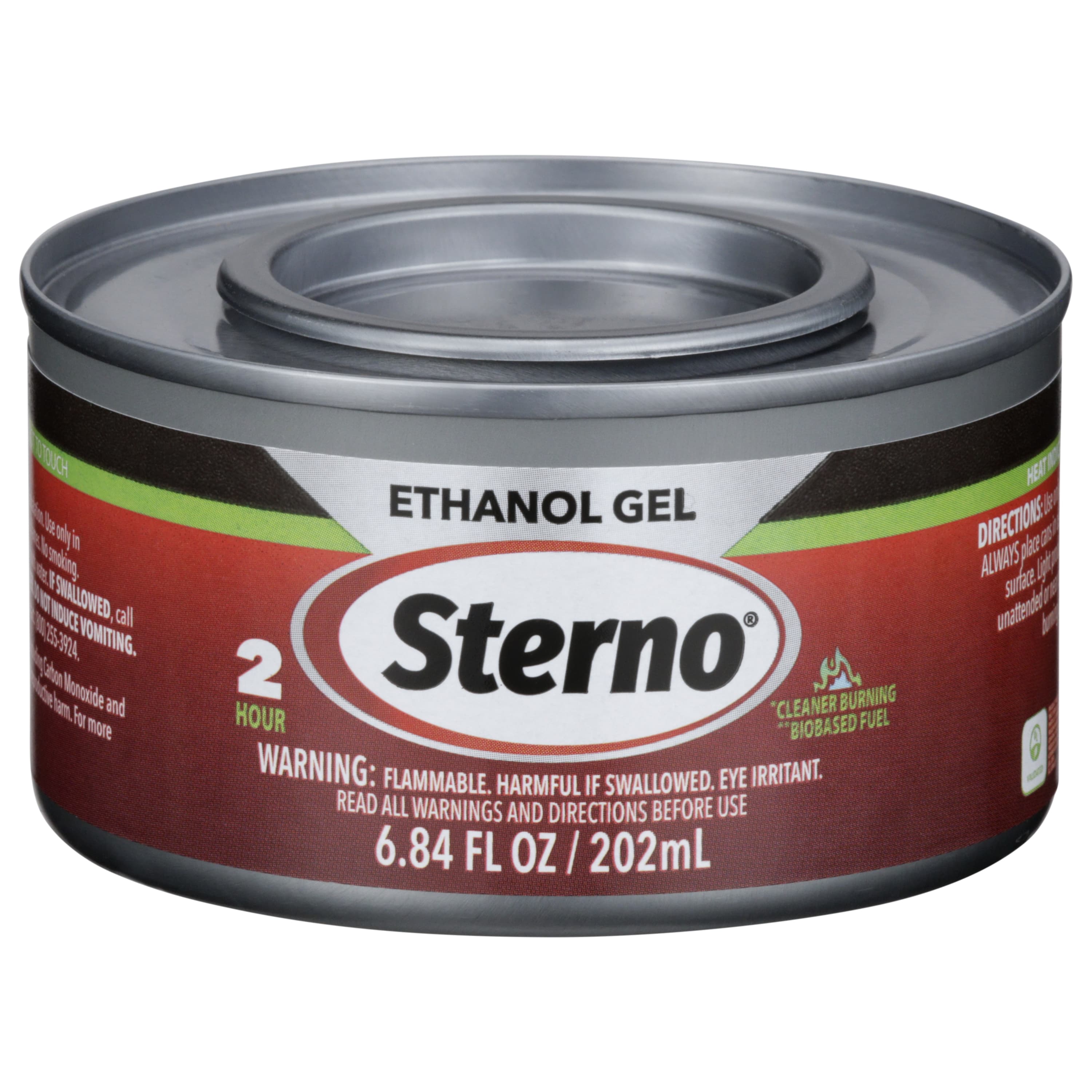Ethanol Chafing Fuel 2-HR Green Gel 72/Case