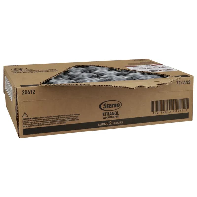Ethanol Chafing Fuel 2-HR Green Gel 72/Case