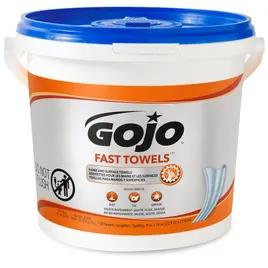 Gojo® Fast Wipes Hand & Surface Sanitizer 7.93X7.93X6.93 IN Fresh Citrus Blue 130 Count/Pack 4 Packs/Case
