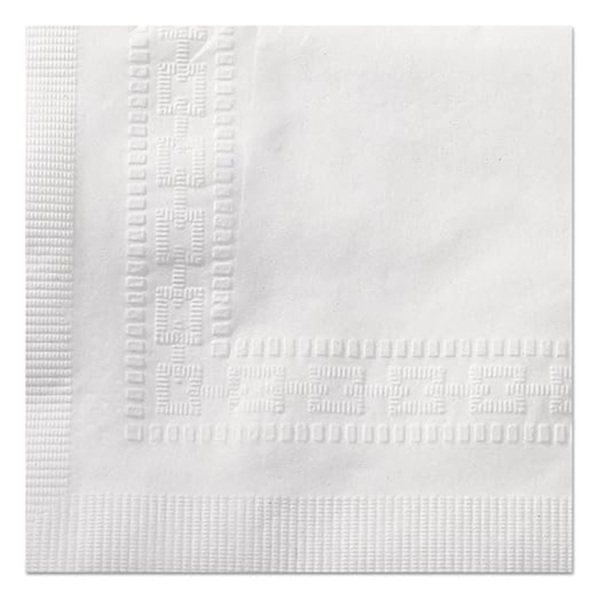 Dinner Napkins 17X15 IN White 2PLY 1/8 Fold 100 Count/Pack 28 Packs/Case 2800 Count/Case