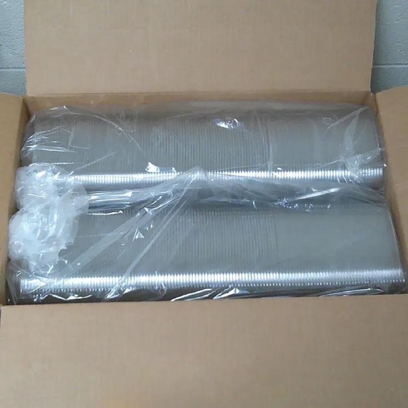 Crystal Classics® Lid 7X7 IN 1 Compartment RPET Clear Square For Container 500/Case