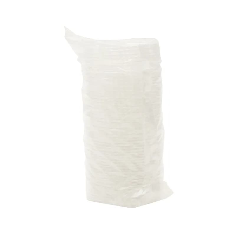 Super Sips Lid Flat 3.9 IN PET Translucent For 12-16-20-24 OZ Cup With Hole 1000/Case