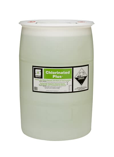 Chlorinated Plus® Unscented Degreaser 55 GAL Multi Surface Heavy Duty Alkaline Concentrate 1/Drum
