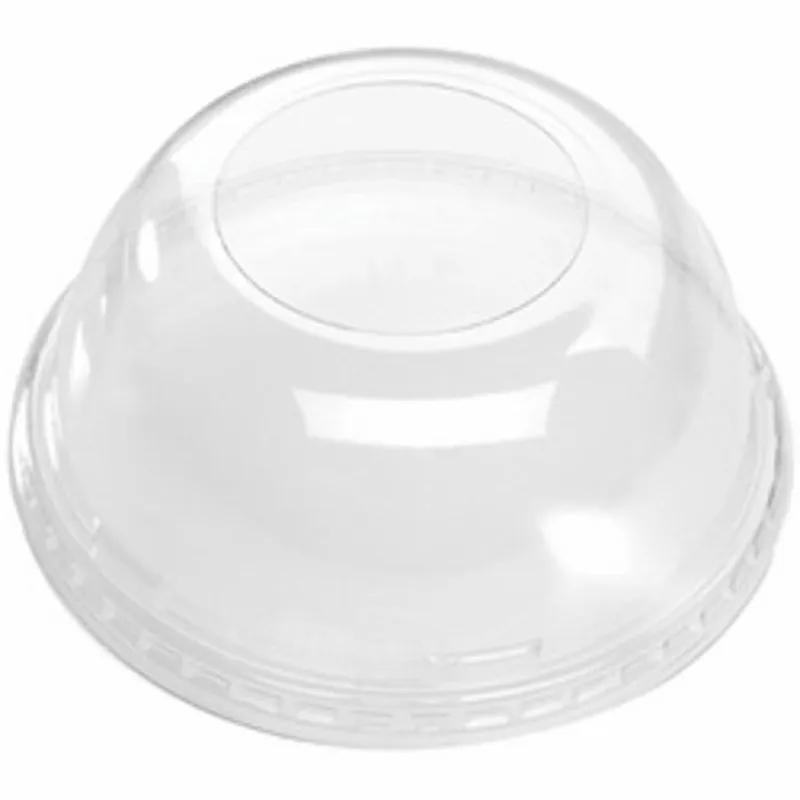 Lid Dome PET Clear For 32 OZ Cold Cup With Hole 1000/Case