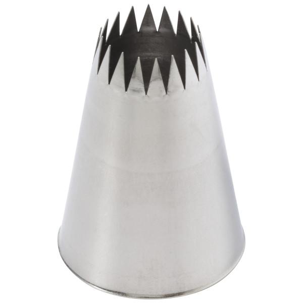 #869 French Pastry Piping Tip 0.875X1.9X1.25X1.4 IN 2/Pack