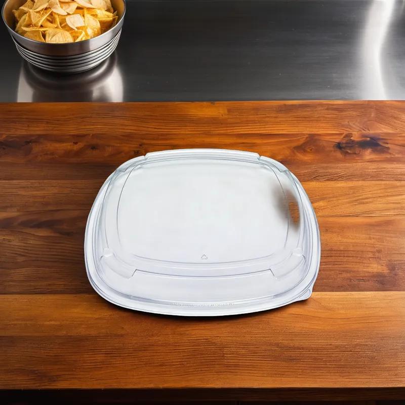 Lid Dome 16 IN PET Clear For Container 50/Case