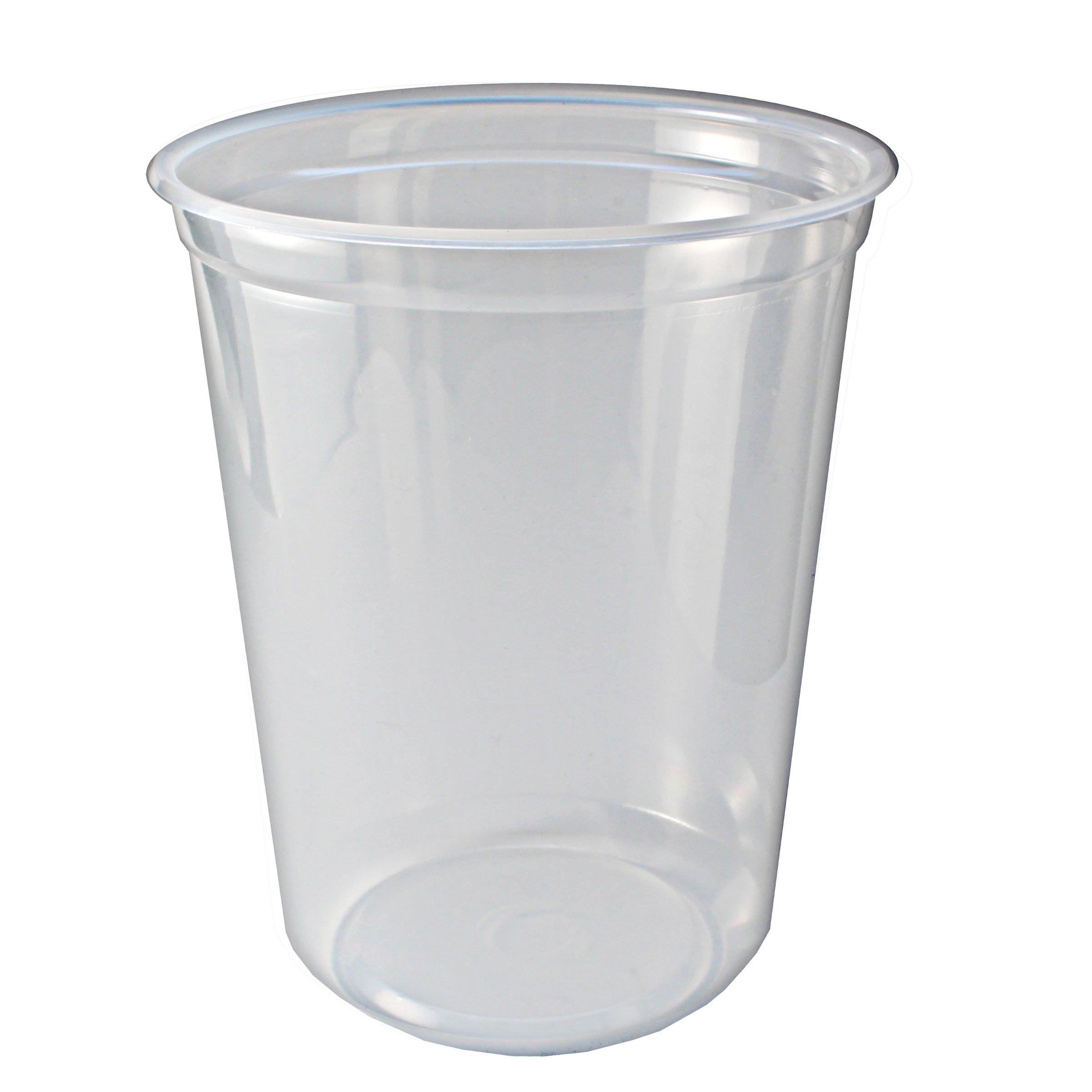 Pro-Kal® Deli Container Base 32 OZ PP Clear Round 500/Case