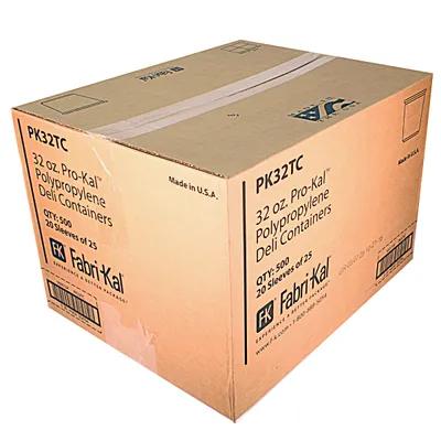 Pro-Kal® Deli Container Base 32 OZ PP Clear Round 500/Case