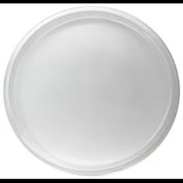 Lid Flat 4.7X0.3 IN 1 Compartment PP Clear Round For 8-12-16-24-32 OZ Deli Container Unhinged Flush Fit 500/Case