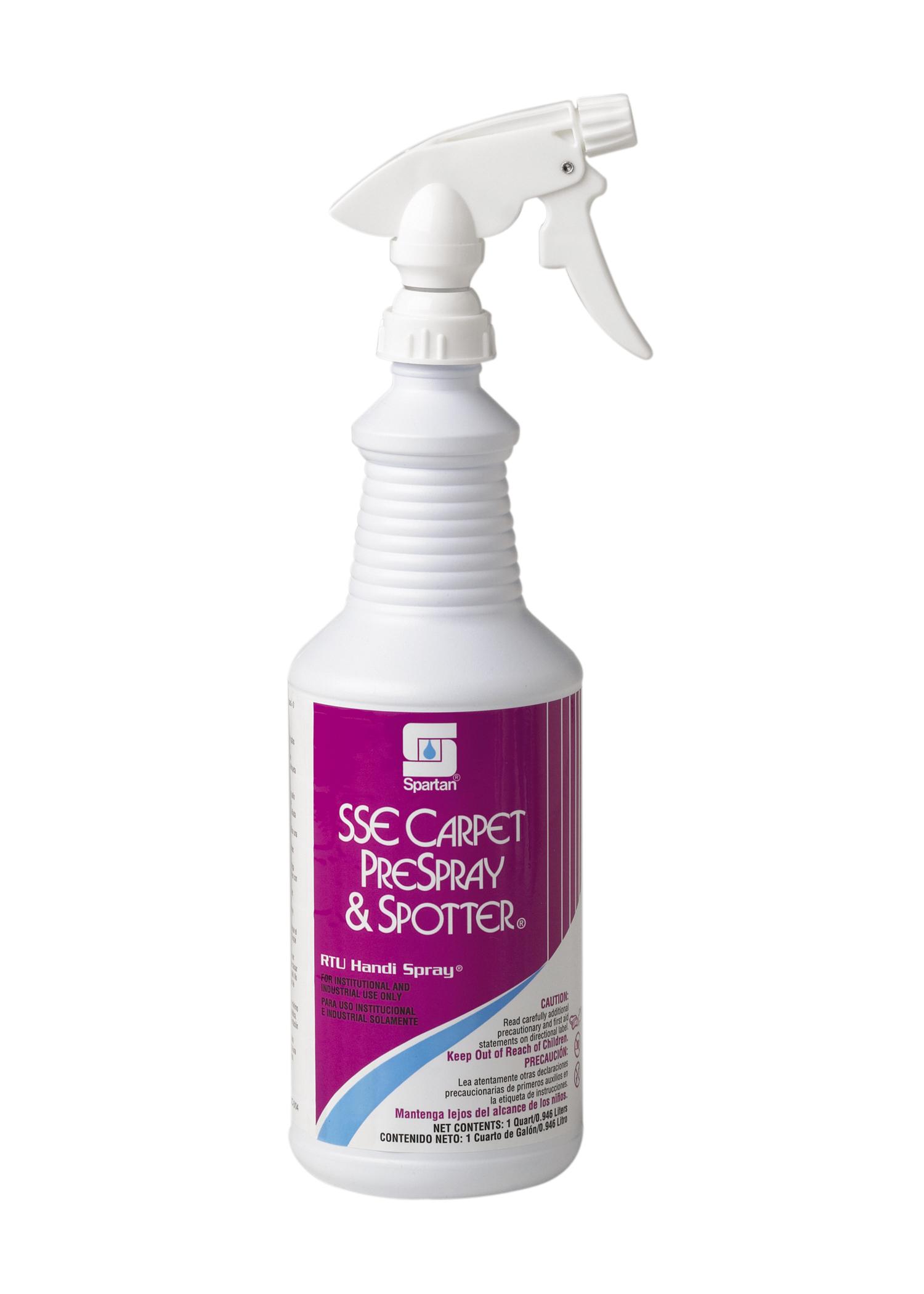 SSE Carpet Prespray & Spotter® Citrus Scent 1 QT Alkaline RTU Solvent-Based 12/Case