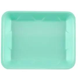 4D Meat Tray 9.25X7.25X1.25 IN Polystyrene Foam Deep Green Rectangle 500/Case
