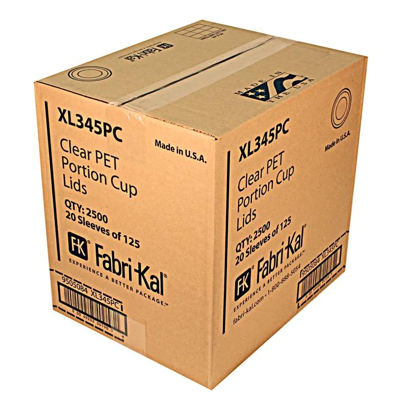 Lid 3.2X0.3 IN PET Clear Round For 4 OZ Souffle & Portion Cup 2500/Case