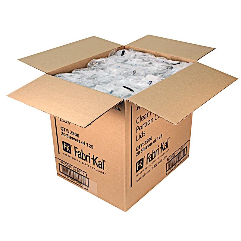 Lid 3.2X0.3 IN PET Clear Round For 4 OZ Souffle & Portion Cup 2500/Case