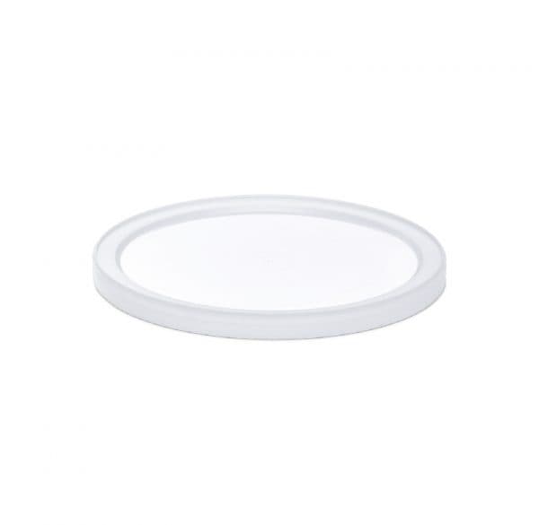 Classic Line Lid Flat 6.62X0.473 IN LLDPE Clear Round For 64-86-128 OZ Container 200/Case