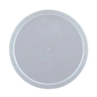 Classic Line Lid Flat 6.62X0.473 IN LLDPE Clear Round For 64-86-128 OZ Container 200/Case