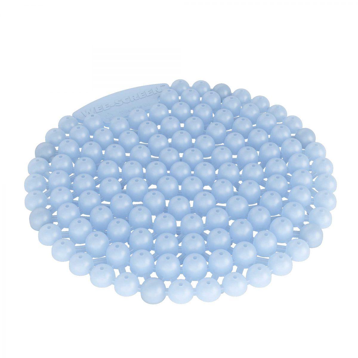 Wee-Screen® Urinal Screen Linen Breeze Blue Plastic 10/Case