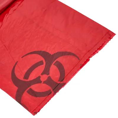 Can Liner 29.5X35.5 IN Red Plastic 200/Case