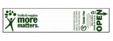 Pull-N-Pak® Produce Bag Standard Size 15X20 IN HDPE 7.25MIC Natural More Matters 750 Count/Roll 4 Rolls/Case