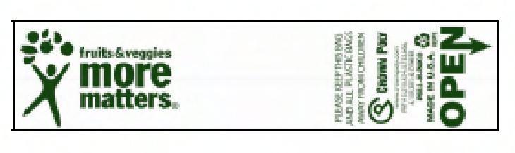 Pull-N-Pak® Produce Bag Standard Size 15X20 IN HDPE 7.25MIC Natural More Matters 750 Count/Roll 4 Rolls/Case