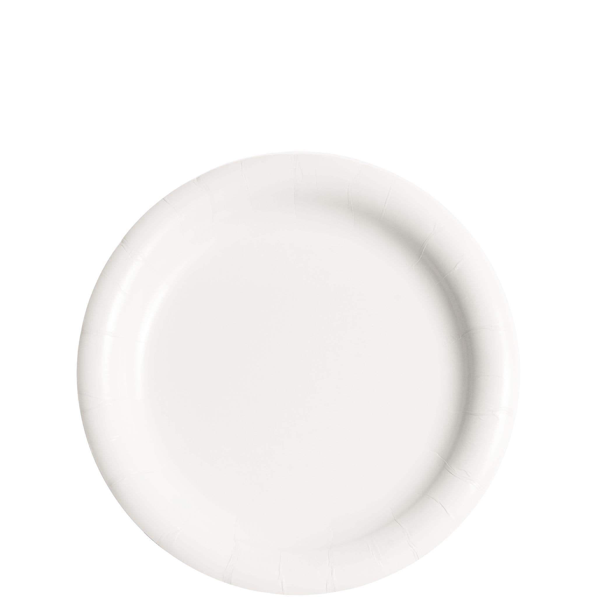 Solo® Plate 8.97X8.97 IN Coated Paper White Medium Weight Freezer Safe 125 Count/Pack 4 Packs/Case 500 Count/Case