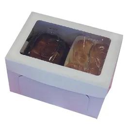 Bakery Box 1/4 Size 14X10X8 IN Paperboard With Window 25/Case