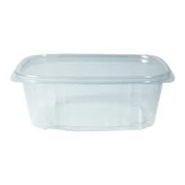 Deli Container Hinged 32 OZ APET Clear 200/Case
