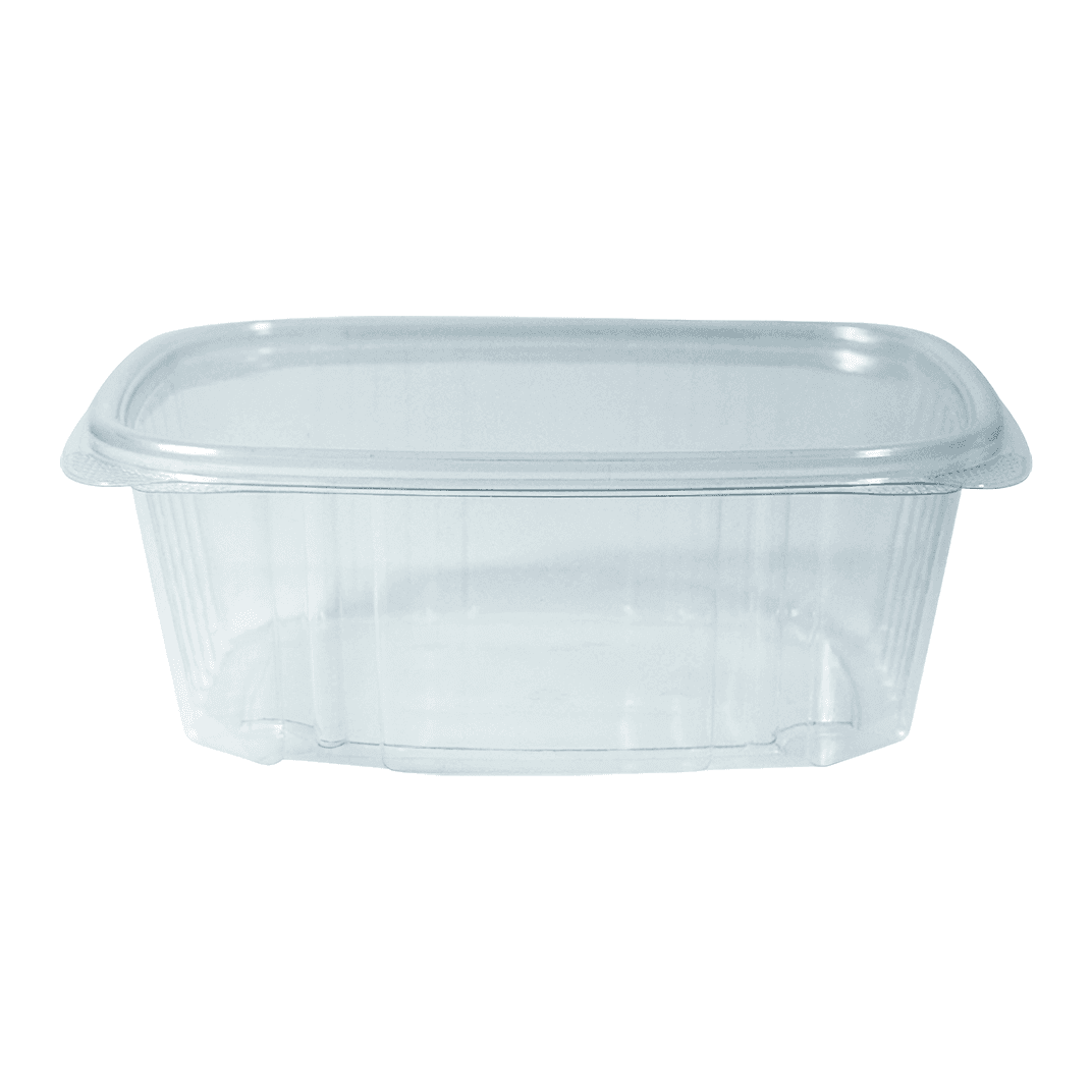 Deli Container Hinged 32 OZ APET Clear 200/Case