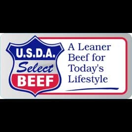 USDA Select Beef A Leaner Beef for Today's Meat Label 1.5X3 IN Red Blue White Silver 1000 Count/Roll 15 Rolls/Case