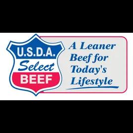 Beef Label 1.5X3 IN Multicolor Rectangle Foil-Lined Paper 1000/Roll