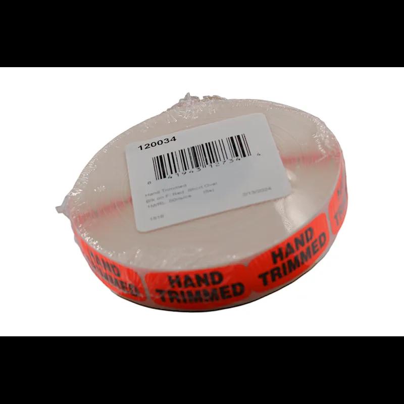 Hand Trimmed Label Dayglo 1000/Roll