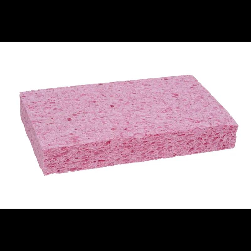Scotch-Brite™ A21 Sponge 6X3.6 IN Cellulose Pink Rectangle 2 Count/Pack 24 Packs/Case 48 Count/Case
