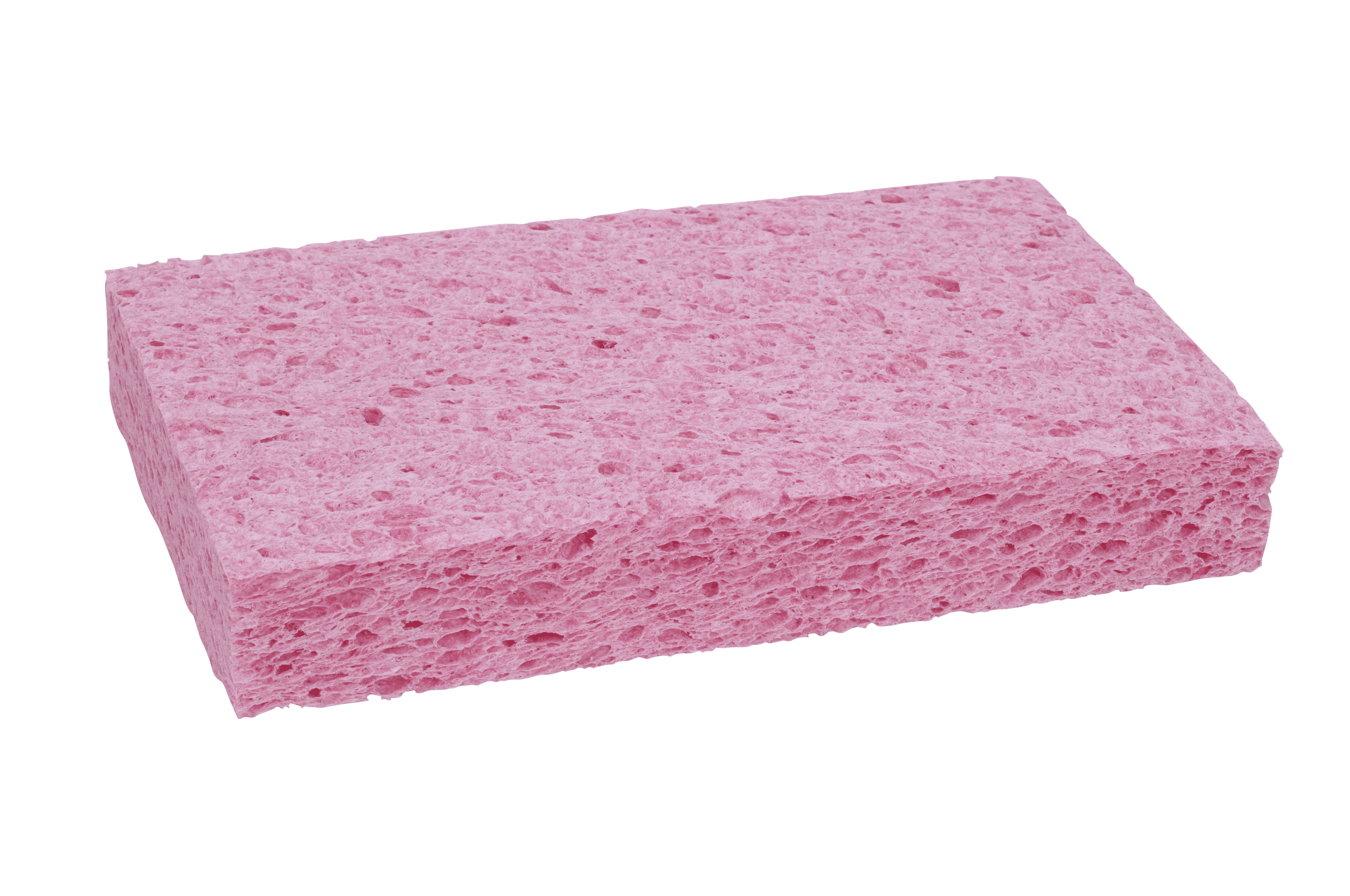 Scotch-Brite™ A21 Sponge 6X3.6 IN Cellulose Pink Rectangle 2 Count/Pack 24 Packs/Case 48 Count/Case