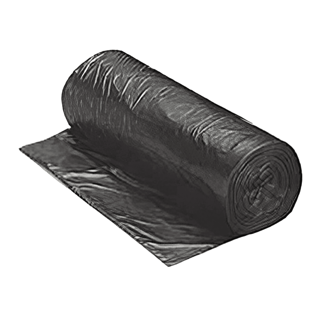Can Liner 26X24X48 IN Black Plastic 3.2MIL Roll 100/Roll