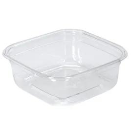 Recycleware® Deli Container Base 8 OZ RPET Clear Square 600/Case