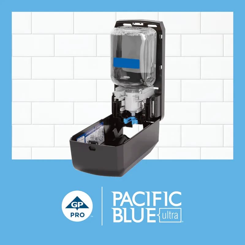 Pacific Blue Ultra™ Hand Soap Foam 1200 mL Unscented Fragrance Free Clear Dye Free Gentle 4/Case