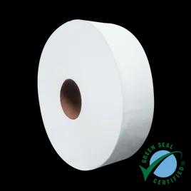 Ultra Toilet Paper & Tissue Roll 2PLY White Jumbo (JRT) 12IN Roll 6 Rolls/Case