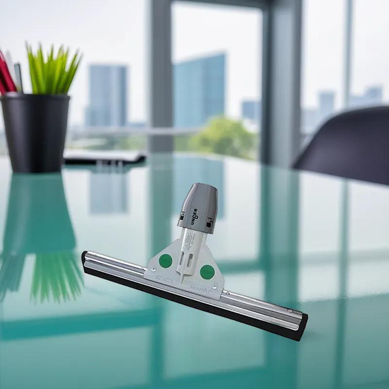 SmartFit Floor Squeegee Standard Plastic Steel Rubber Gray Black With 22IN Head 1/Each