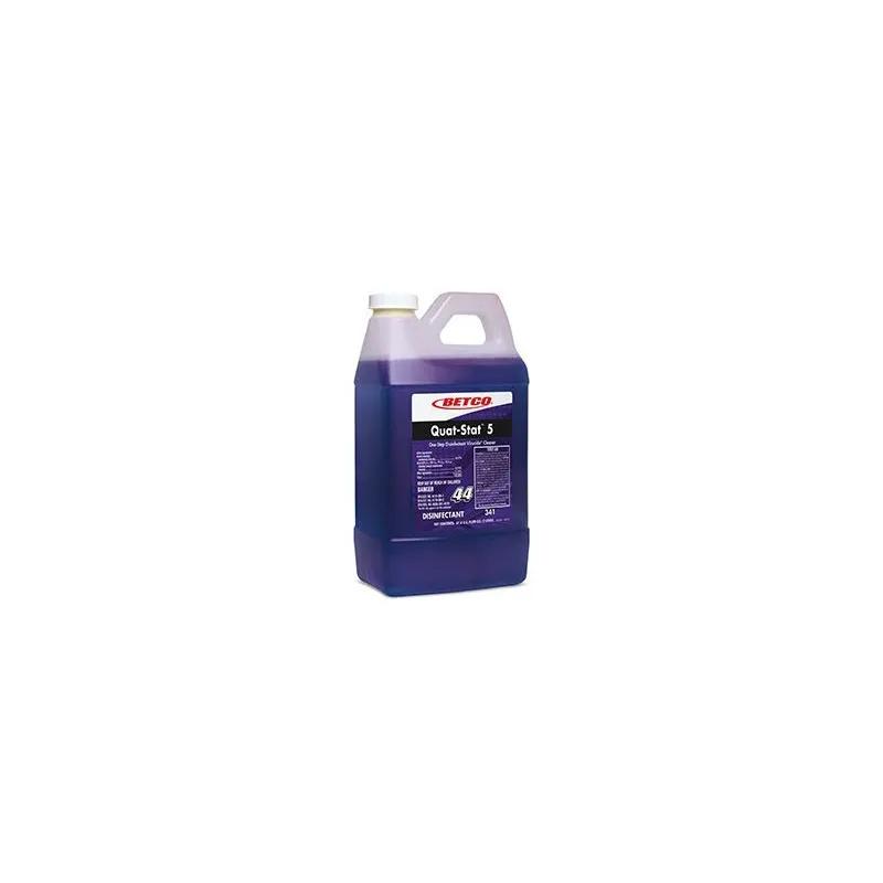 Quat-Stat 5 Lavender One-Step Disinfectant 2 L Multi Surface Alkaline Concentrate For Fast Draw® 4/Case