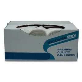 Victoria Bay Can Liner 38X60 IN Natural Plastic 22MIC 25 Count/Pack 6 Packs/Case 150 Count/Case
